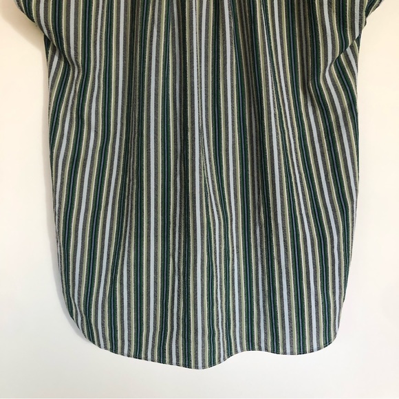 Max Studio Hennie Surplice Top M Stitch Fix High Low Dolman Sleeve Stripe Blouse - Picture 5 of 8